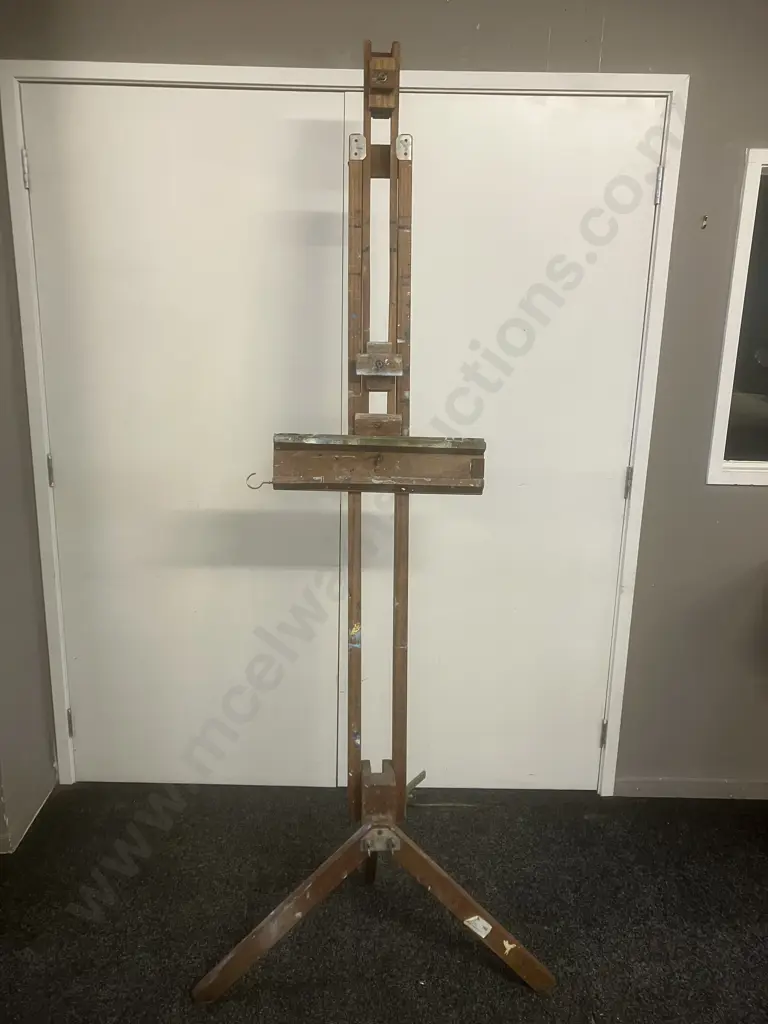 Mid 20th Century Artists Easel. H203cm Image 1++