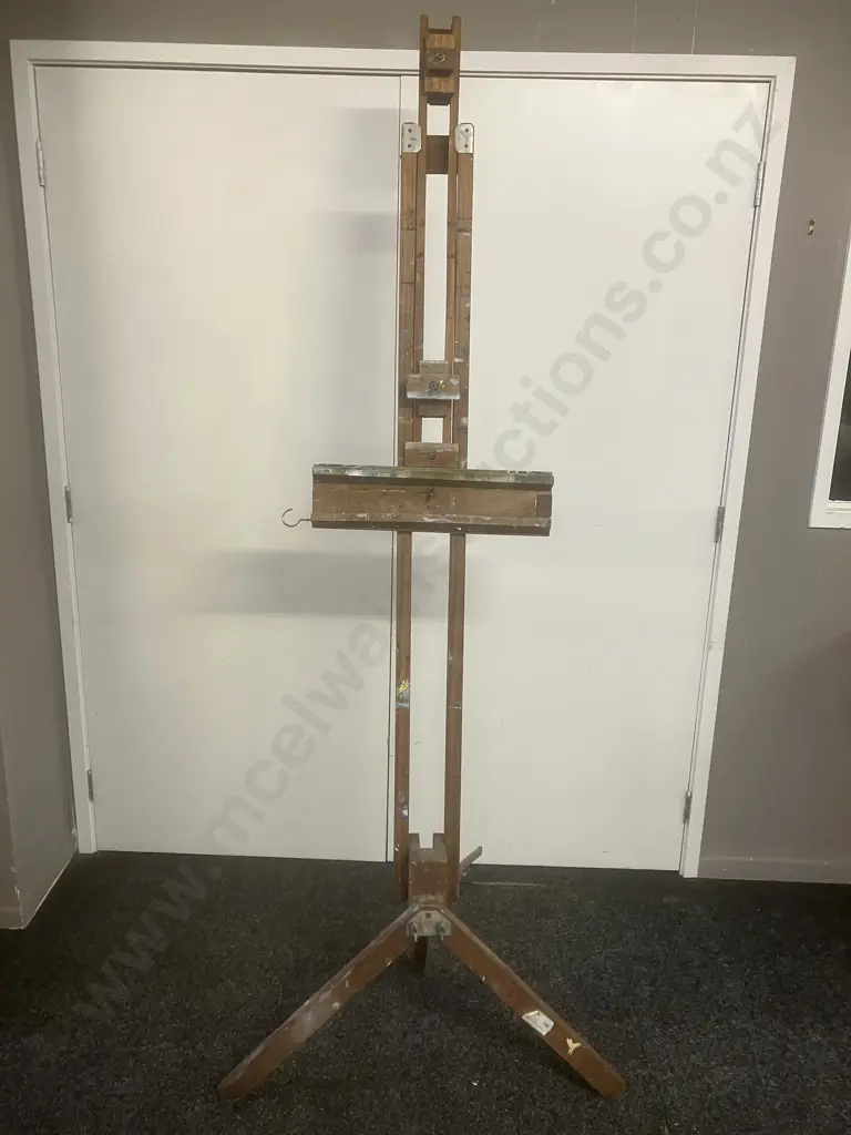 Mid 20th Century Artists Easel. H203cm Image 1++