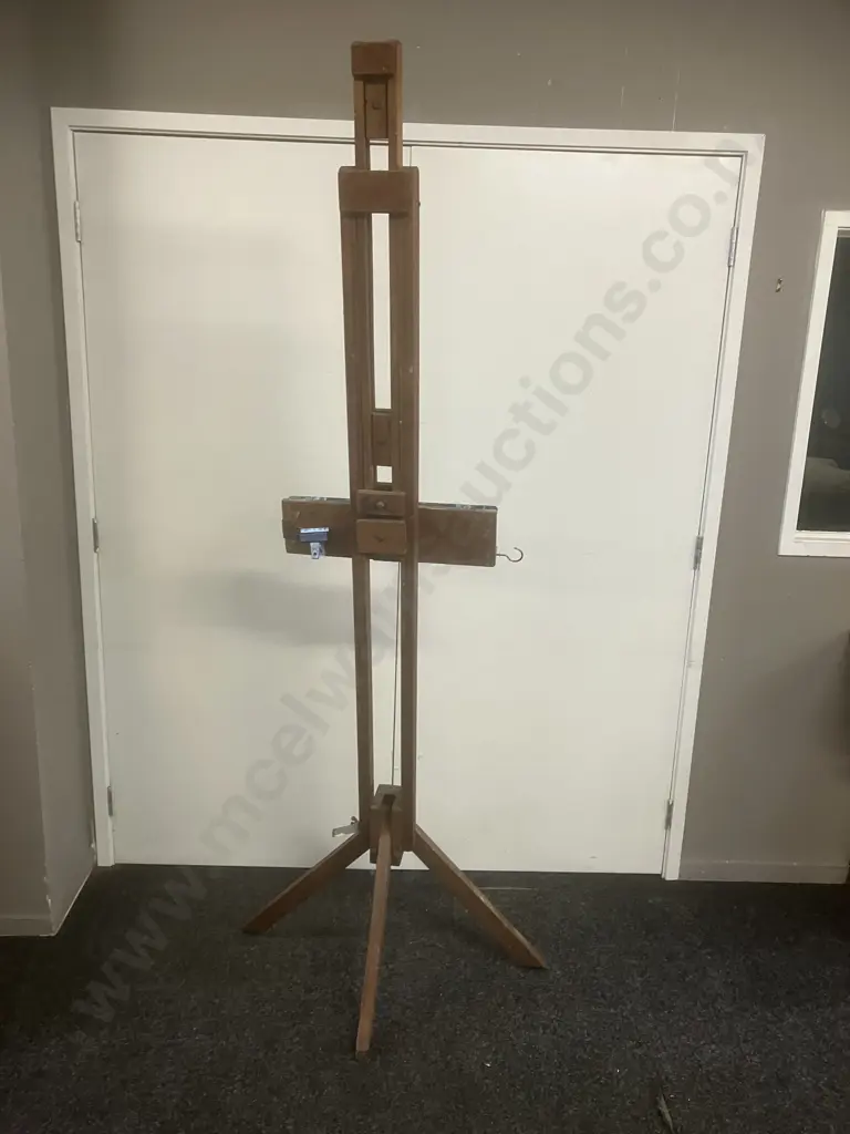 Mid 20th Century Artists Easel. H203cm Image 1++