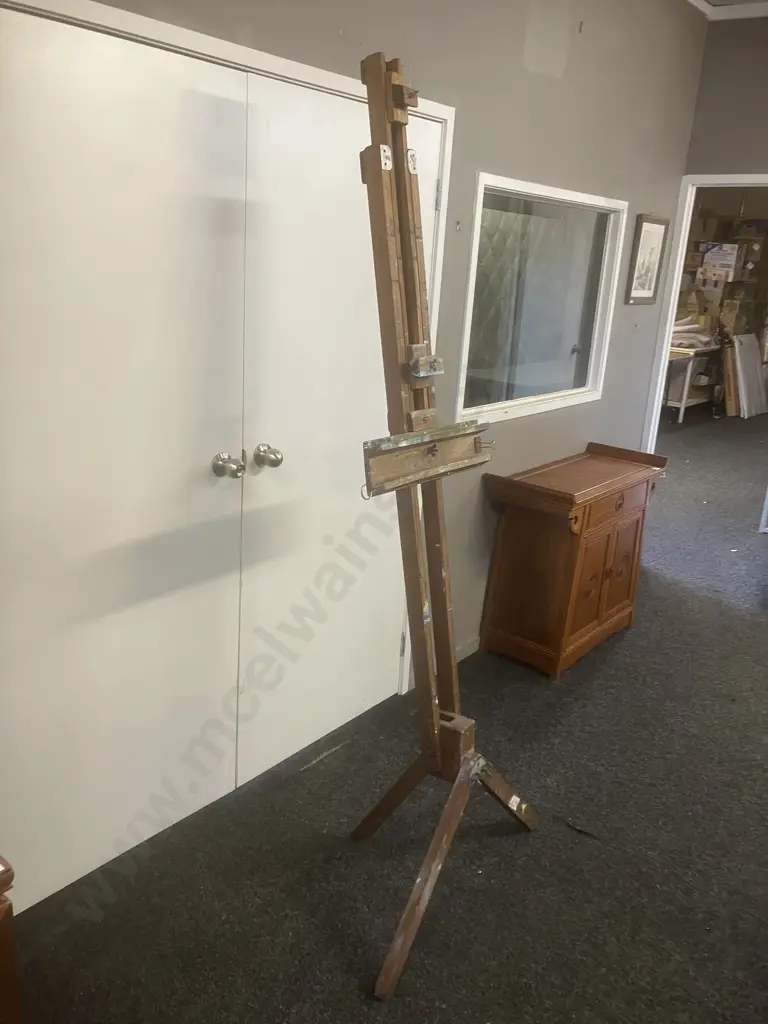 Mid 20th Century Artists Easel. H203cm Image 1++