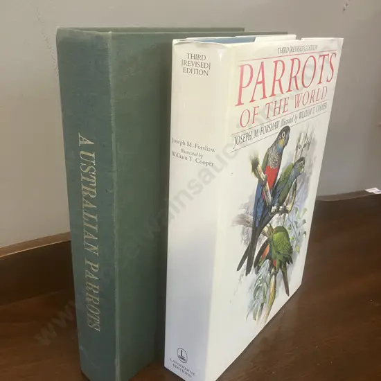 Parrots Of The World 3rd Revised Edition 1989 & Australian Parrots 1968 - JM Forshaw