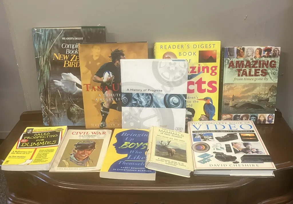 Books - Audi A History of progress, Civil War Hand Book, Colins Guide to NZ Mammals Etc Image 1++