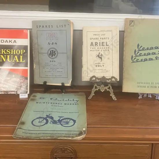 Hodaka  ACE 90 Workshop Manual 1967, Vintage Spare Parts Books - A.J.S 1960, ARIEL Model LH COLT 1954