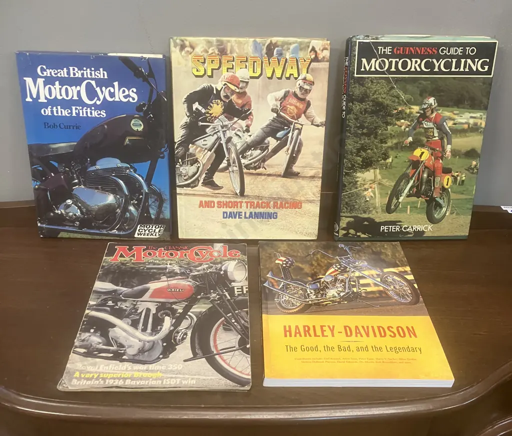 Motorcycle Books & Magazine Including Speedway & Short Track Racing Dave Lanning, 50s Great British Motorcycles Etc Image 1++