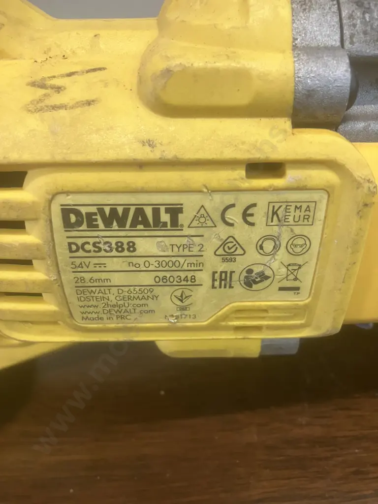 DeWALT DCS388 54V Brushless Reciprocating Saw Skin Only Image 1++