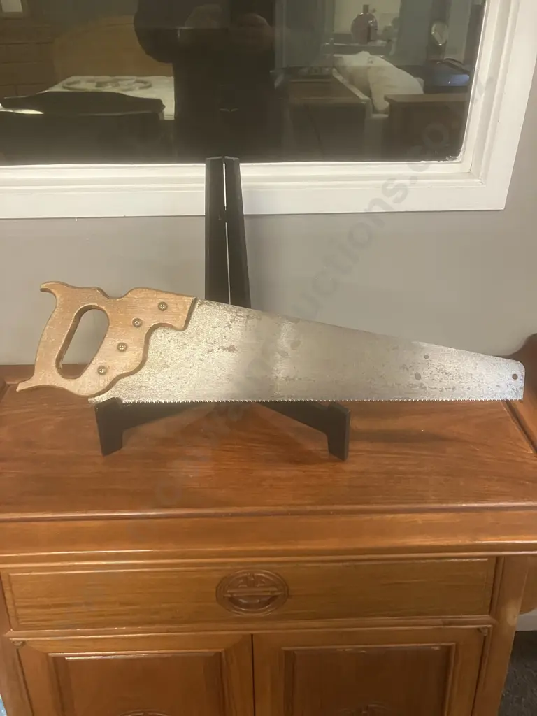 Vintage SANDVIK Tradition Serpent Handle Wood Saw - 12 point 26 inch Crosscut - Sweden Image 1++