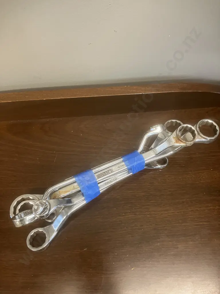 Bundle of Six Sidchrome Ring Spanners Image 1++