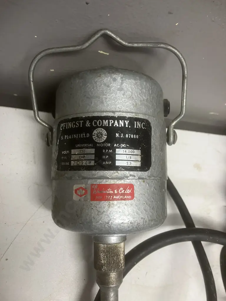 Pfingst & Company (USA) Flex Shaft Machine Image 1++