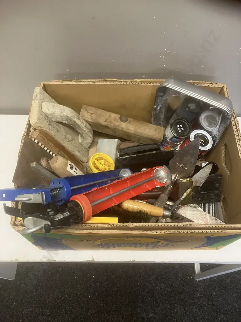 Box Lot -  Trowels, Brushes Etc Image 1++