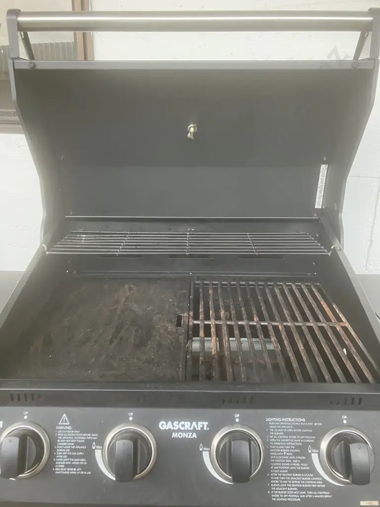 Gascraft Monza BBQ Grill 4 Burner With A Gas Bottle & Cover Image 1++