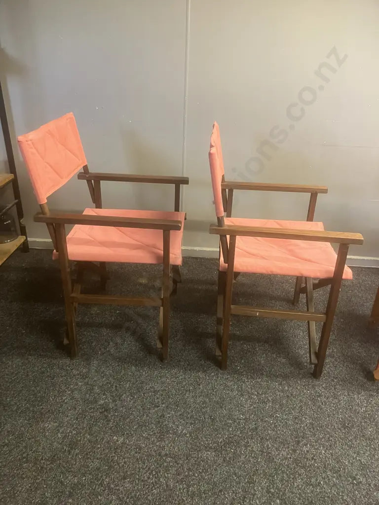 Pair of Directors Chair With Another (Extra Seat & Back Fabric ) Image 1++