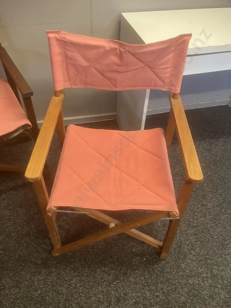 Pair of Directors Chair With Another (Extra Seat & Back Fabric ) Image 1++