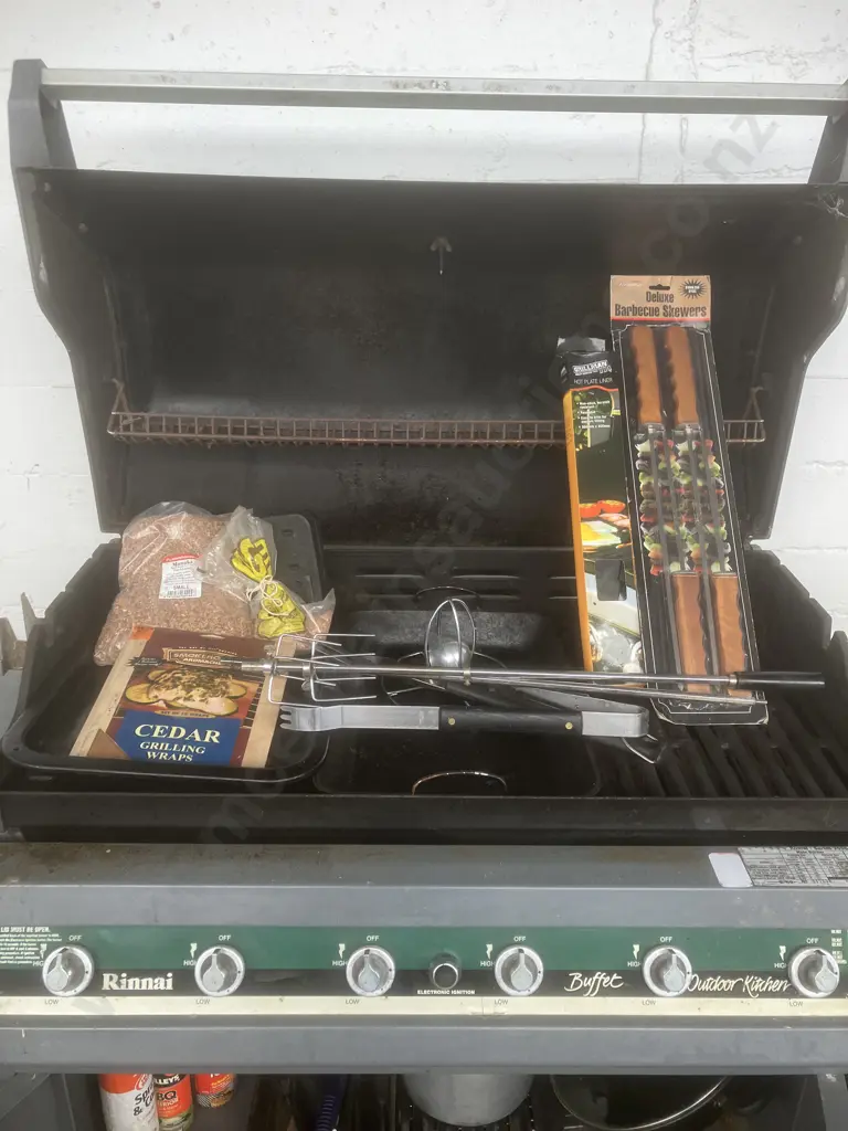 Rinnai Buffet Outdoor Kitchen Barbecue - Series 2000. With Manual, Tools, Rotisserie Etc Image 1++