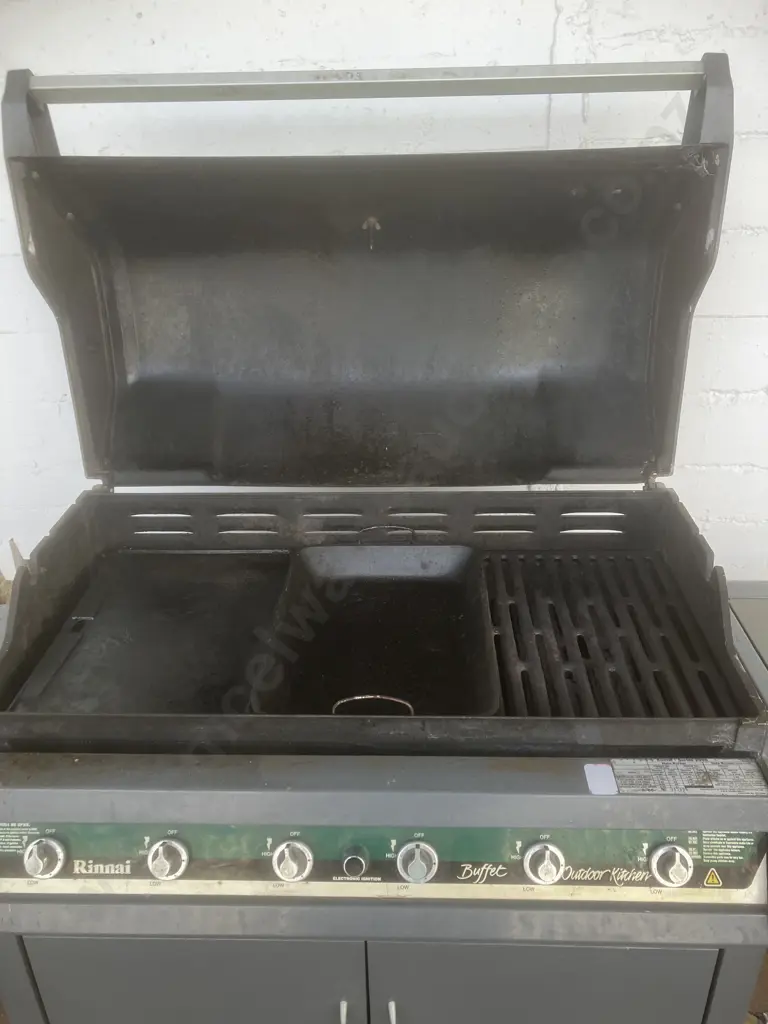 Rinnai Buffet Outdoor Kitchen Barbecue - Series 2000. With Manual, Tools, Rotisserie Etc Image 1++
