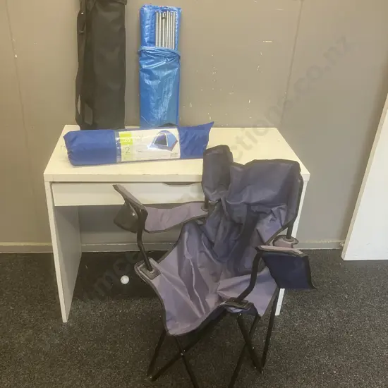 Camping Chair, Dome Tent, Camping Table Etc