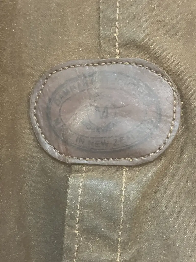 Circle M Brand (NZ) Full Length Oilskin Saddlecoat With Snap-on Hood - Size SM Image 1++