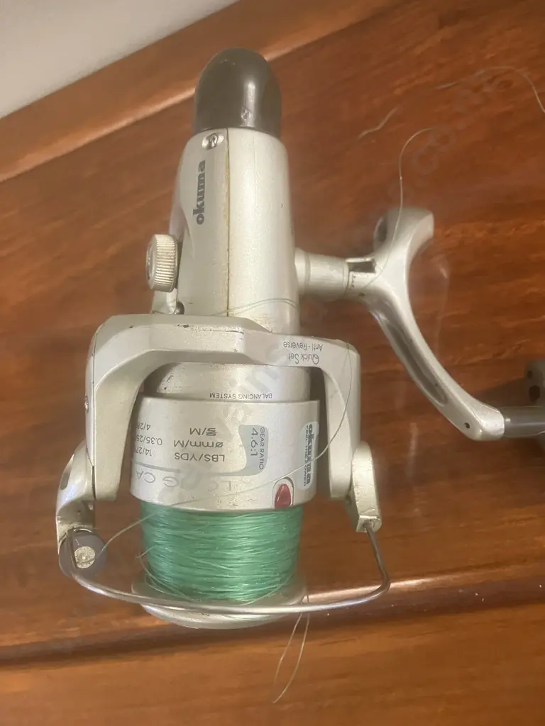 Okuma Miramar 60 Fishing Reel - Long Cast Spool, 3 Ball Bearings 4.6:1 Image 1++