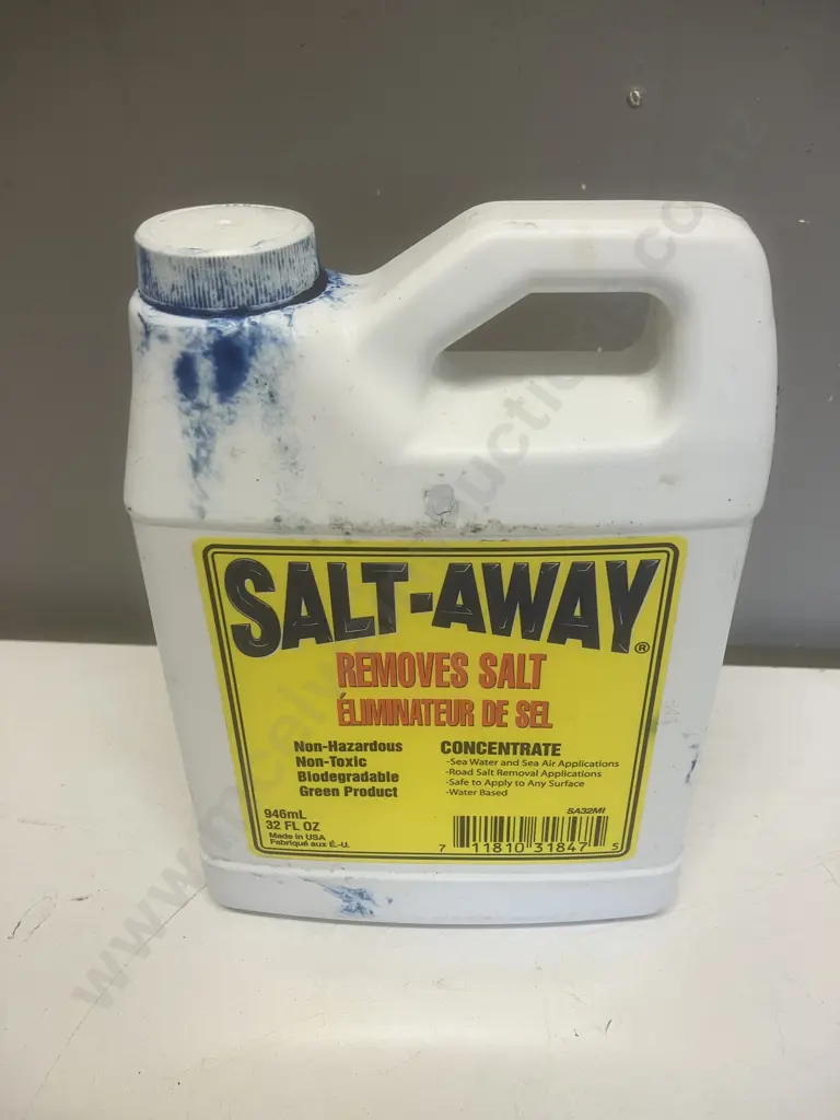 Salt-Away Mixer Unit 177ml With 946ml Concentrate Container (1/4 Full?) Image 1++