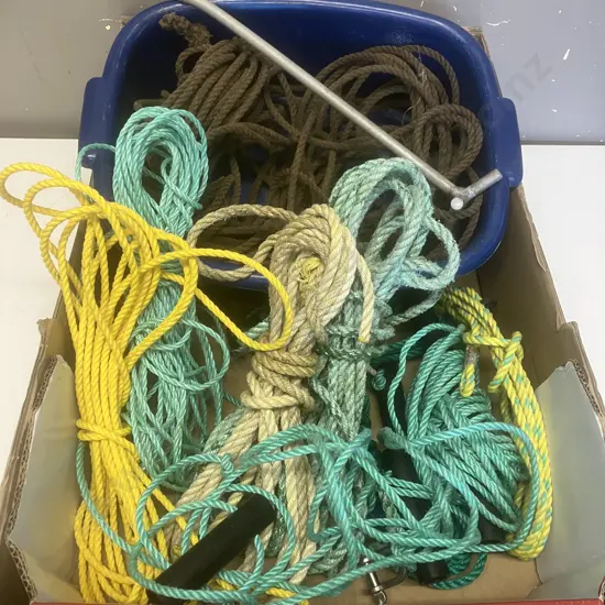 Assorted Ropes Etc