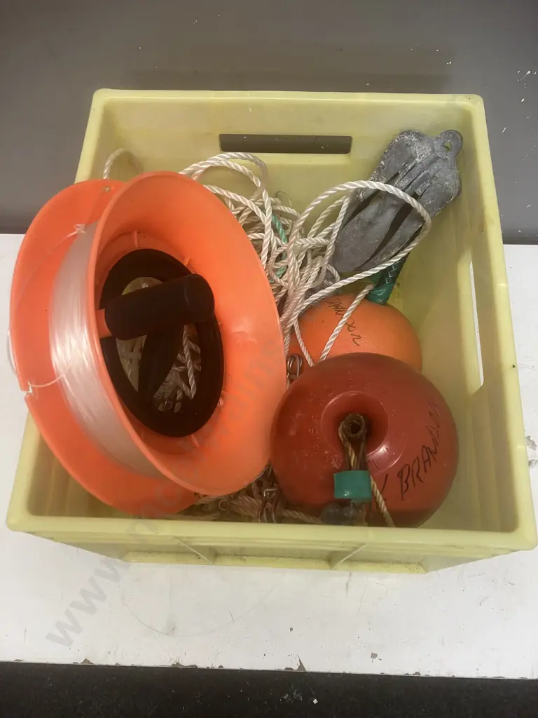 Kayak Longline Gear in Bin Image 1++