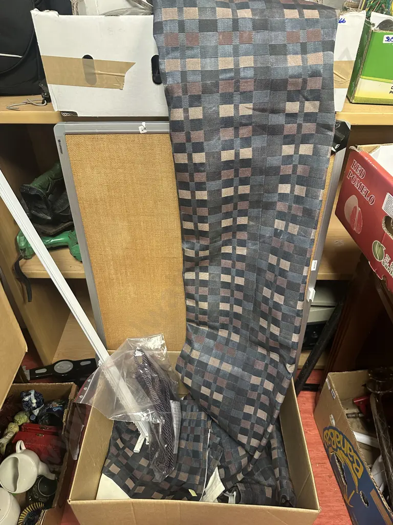 Curtains With Tracks & Tie Backs Image 1++