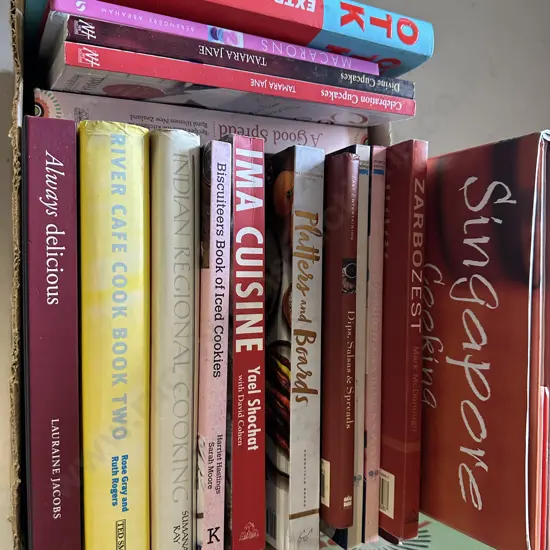 Assorted Recipe Books Including River Cafe, Always Delicious Etc