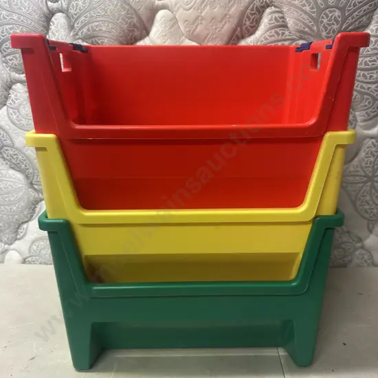 Pack & Stack Coloured 50 Litre Bins