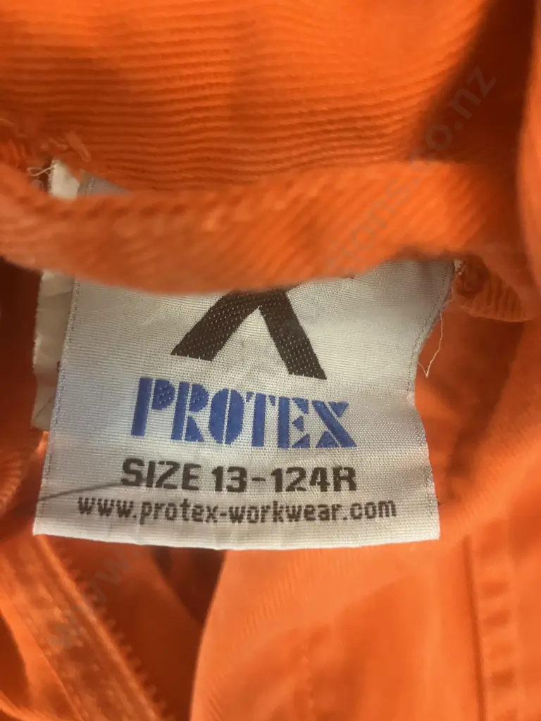 Protex Sz 13-124R Overalls, Assorted Bostik Tubes, Paints, "Bar Open" Hanging Sign Etc Image 1++