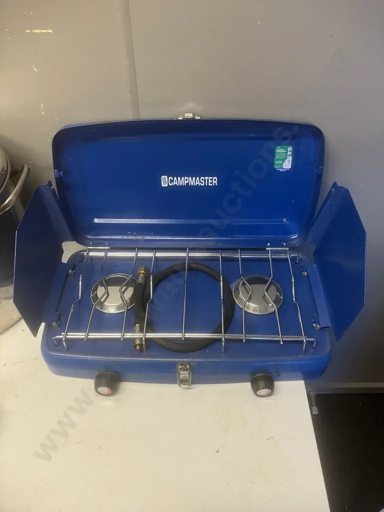 Enamelled Cast Casserole With Lid, Stock Pot With Lid, Ladle, Bowl, Campmaster Gas Cooker Image 1++