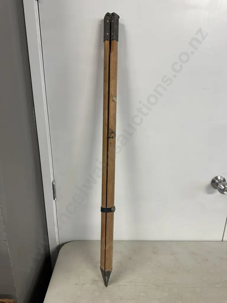Vintage Wooden Tripod For A Level Image 1++