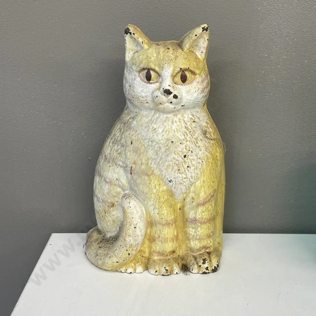 Cast Iron Cat Doorstop Image 1++