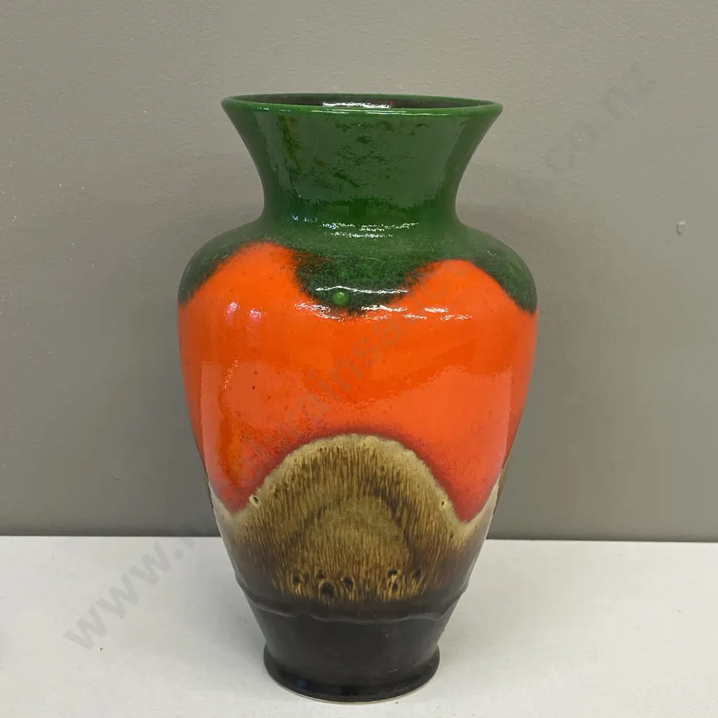 Mid Century German Art Pottery Vase. H26cm Image 1++