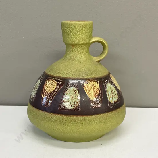 Vintage West German Mid Century single handled jug. H21cm