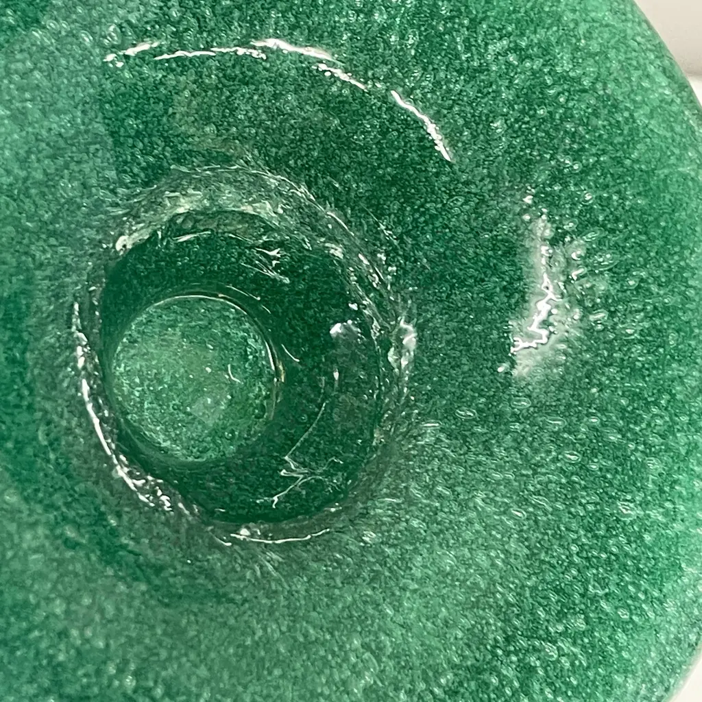 Stunning Art Glass Bubble Jug attributed to Napoleone Martinuzzi. H16cm handle to spout 16cm Image 1++