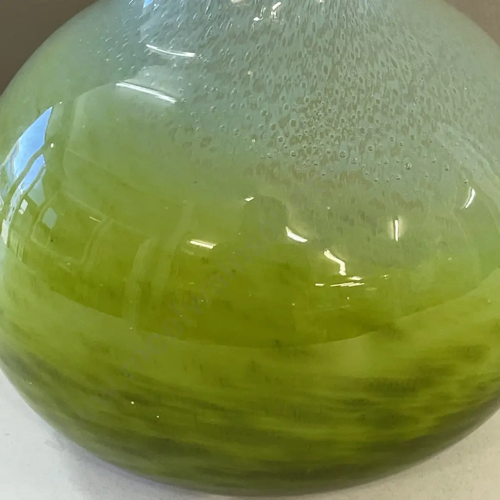 Mid Century Ekenas Swedish Art Glass Vase. Signed. H17cm Image 1++