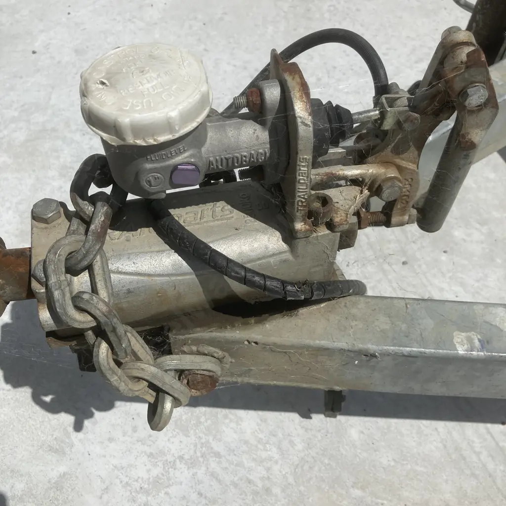 Tandem Axle Flatdeck Trailer, 4 x 2m Deck Size, Tie Down Rails & Rings, Tilts, Ramps, Draw Bar Bent (As-Is Where-Is) Image 1++