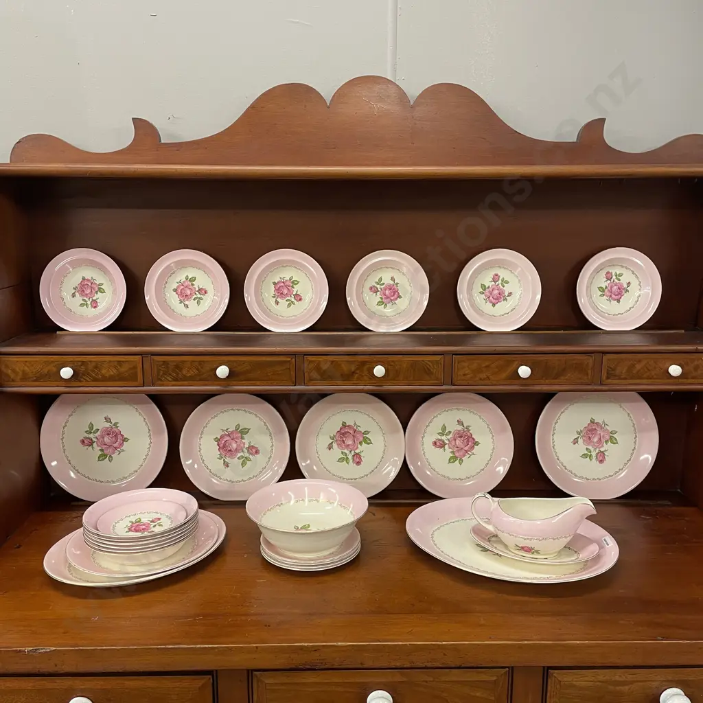Alfred Meakin Pink Rose Dinnerset Image 1++