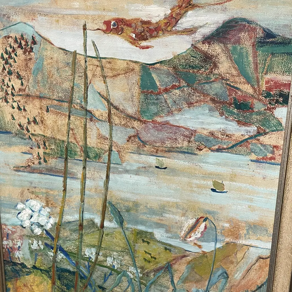 Original Framed Artwork by Doug Weeks. Signed and dated 1989. 86 x 64cm incl frame Image 1++