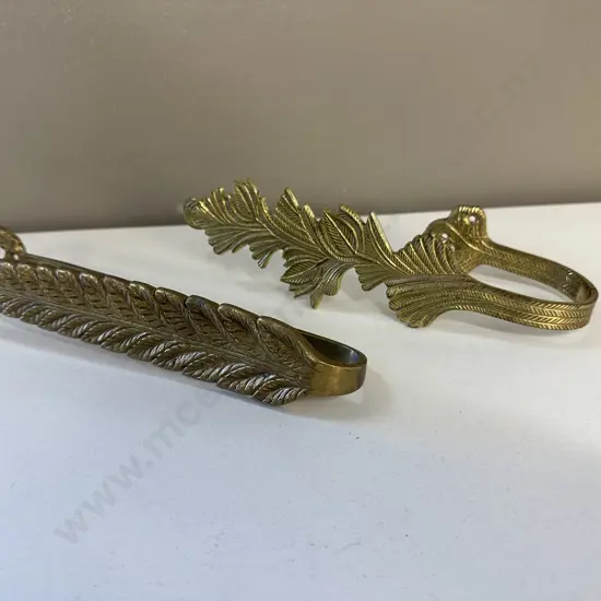 Vintage Brass Curtain Tie Backs