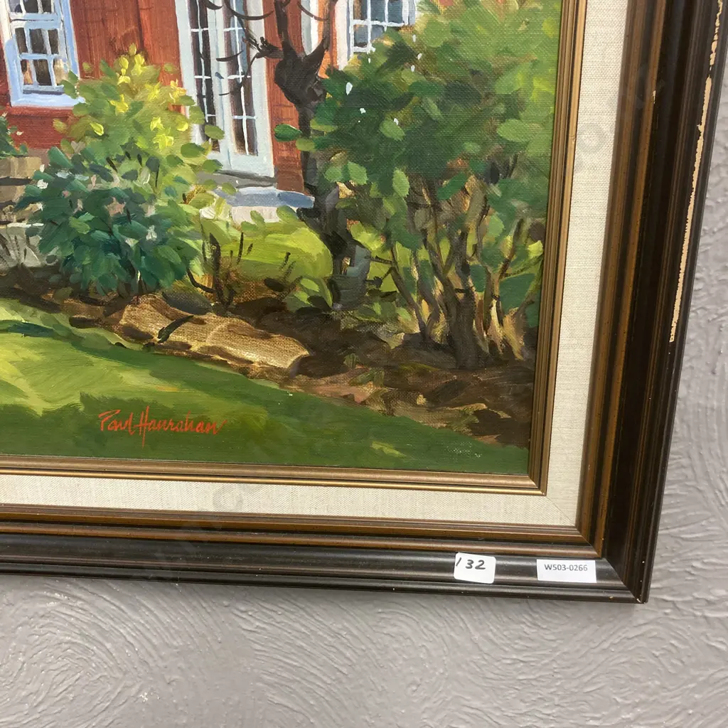 Original Framed Artwork of Homestead, Signed, 84 x 69cm Image 1++