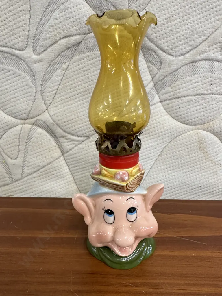 Dopey "Crown Disney" Lamp Candle Stick H21cm Image 1++
