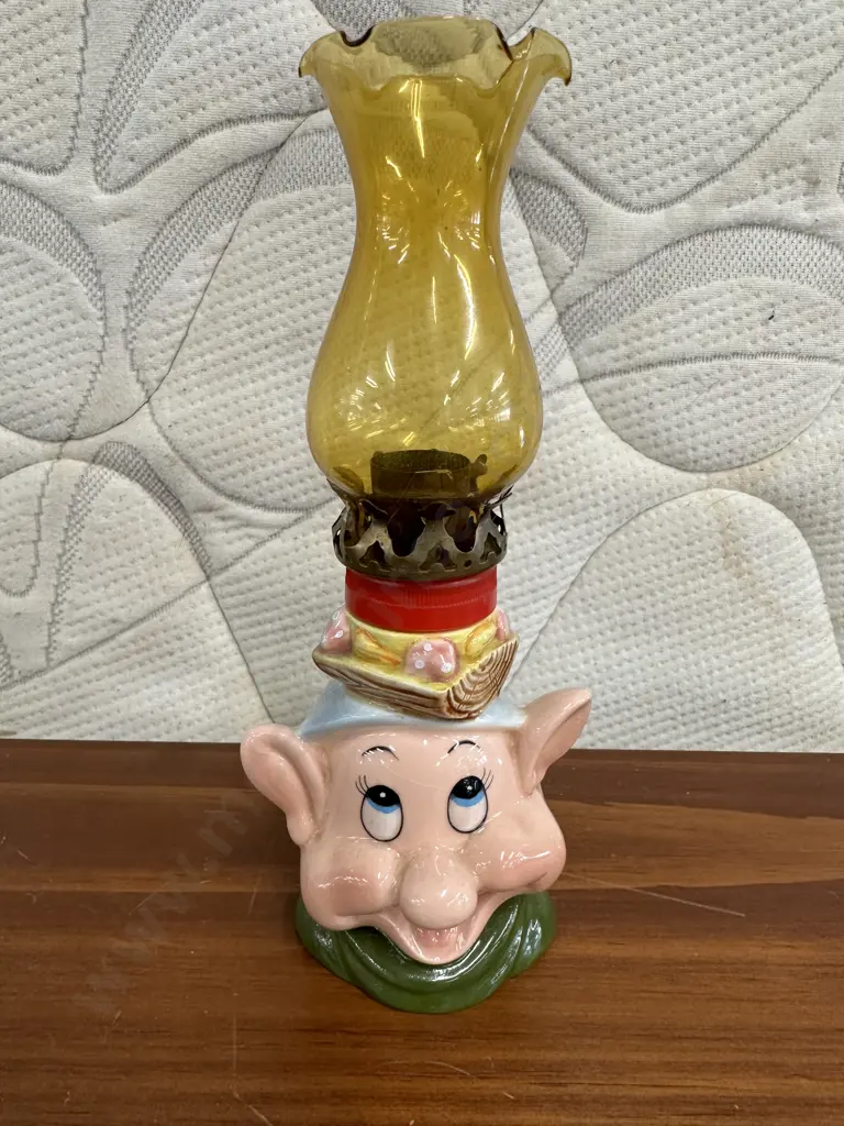 Dopey "Crown Disney" Lamp Candle Stick H21cm Image 1++