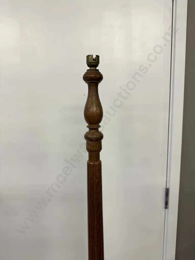 Vintage Solid Wood Standard Lamp H150cm Image 1++