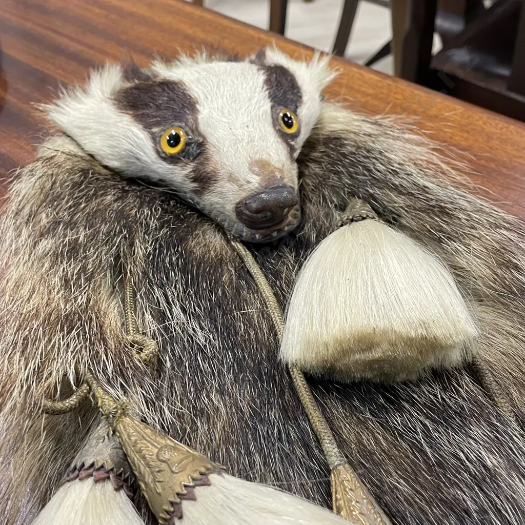 Badger Full Mask 5 Tassel Sporran Image 1++