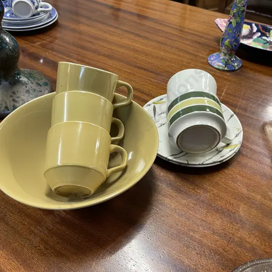 Assorted Crown Lynn teaware