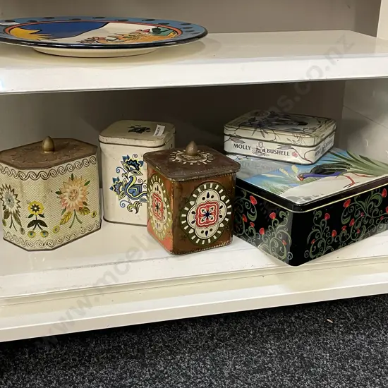 Assorted Vintage Tins