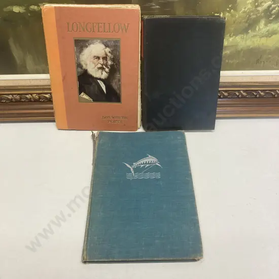 3 Vintage Books - ERNEST HEMINGWAY'S THE OLD MAN AND THE SEA 1953 The Reprint Society, Hardcover