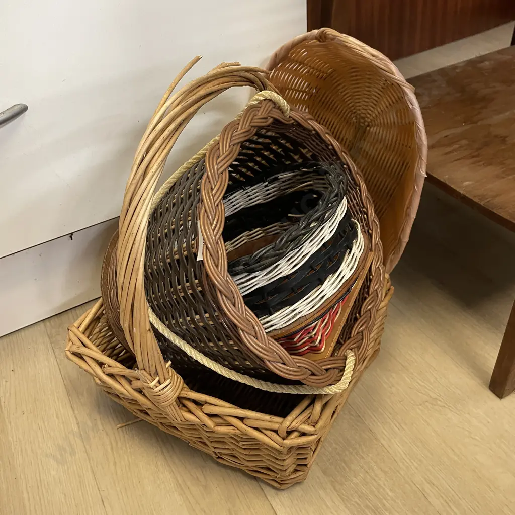 Assorted Vintage Baskets Image 1++