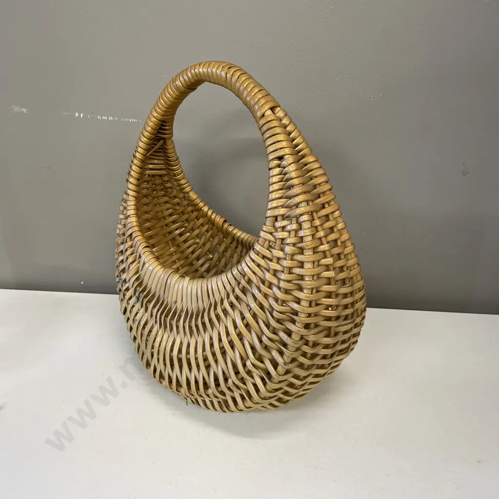 Vintage Cane Banana Basket Image 1++