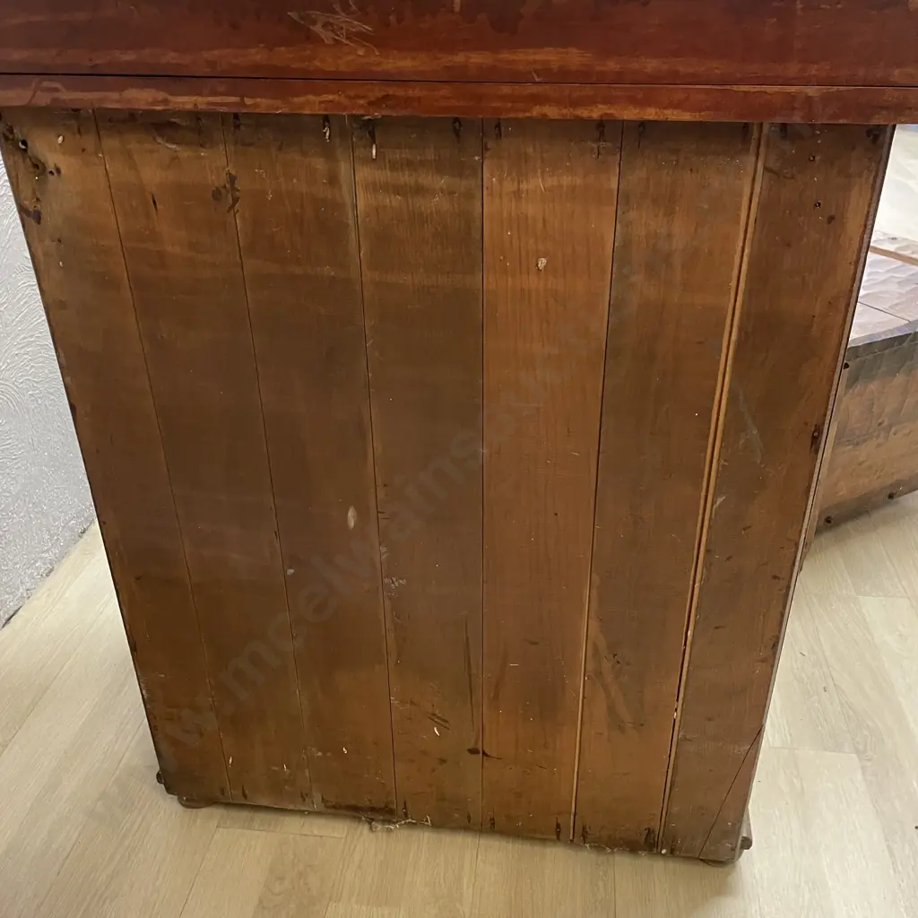 Antique Solid Wood Cabinet. Tongue and groove back. H82cm W64cm D46cm Image 1++